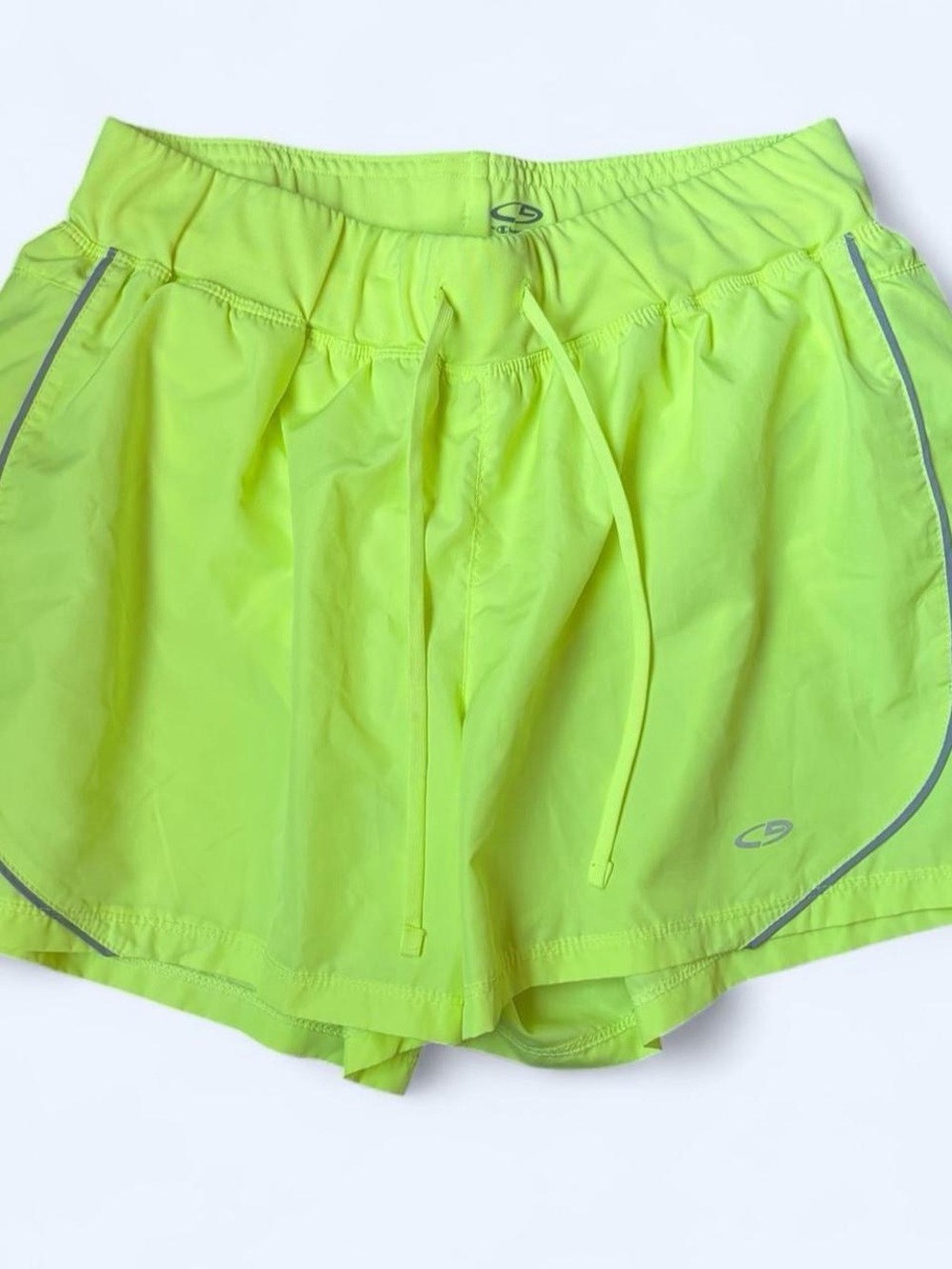 Neon Yellow Women’s Athletic Shorts - champion Running Shorts